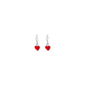 Classic Red Hearts Earrings, Playing Cards inspired Queen of Hearts | by lovedbynlanla - Cityz Atelier lumiere