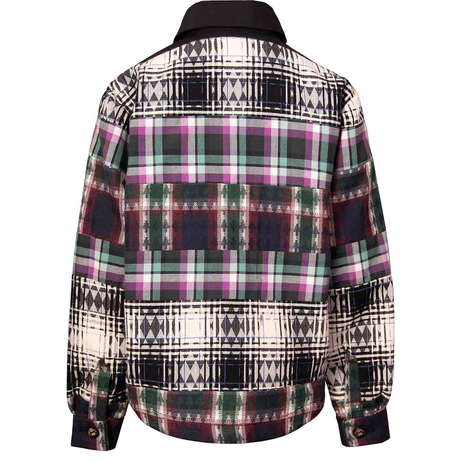 Mixed Tartan Plaid Shirt - Cityz Atelier lumiere